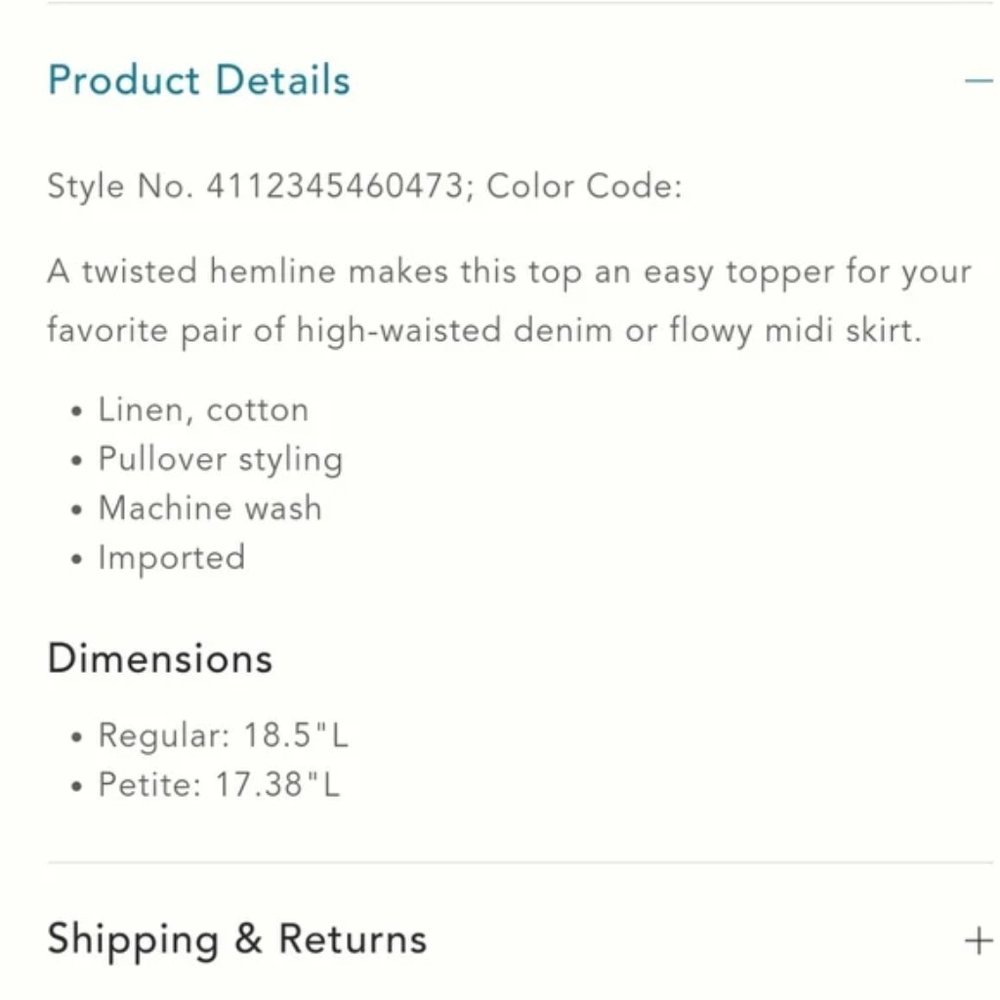 NWT Deletta Adaenia Twist-Front Top - Picture 14 of 14